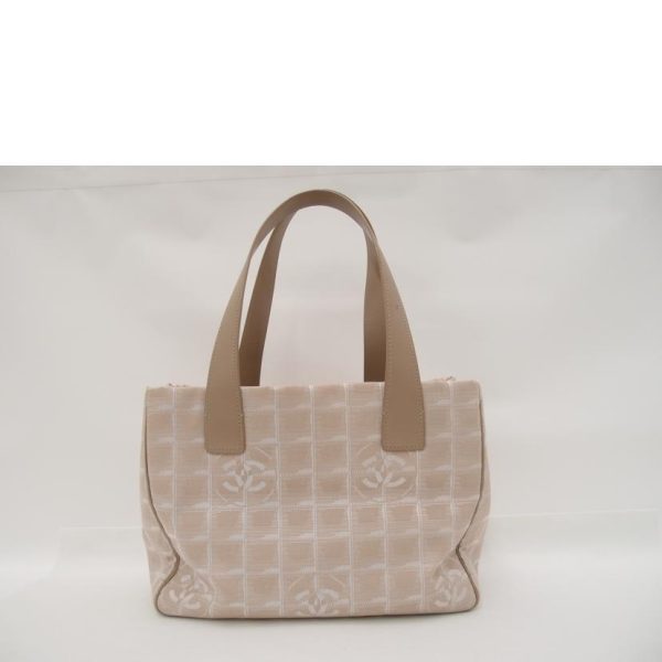 83732 2 Chanel New Travel Line Tote PM Beige