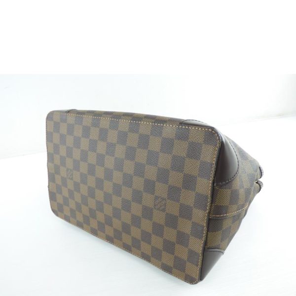 83749 3 Louis Vuitton Hampstead PM Damier Ebene Bag Brown