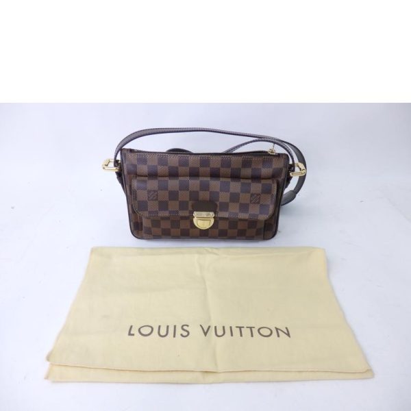 83791 10 Louis Vuitton Ravello GM Damier Shoulder Bag Brown