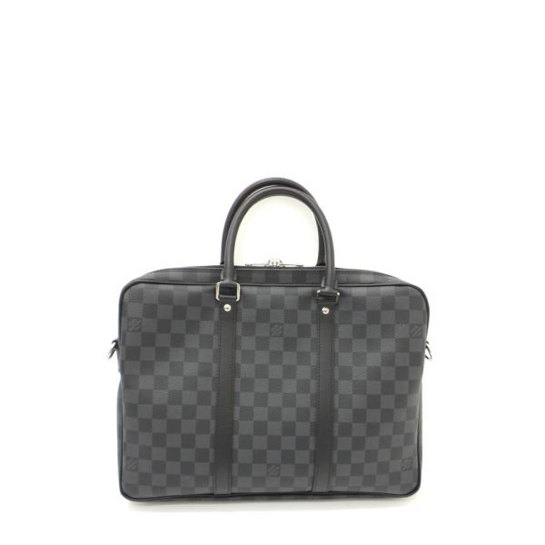 83809 2 Louis Vuitton Porte de Cumin Voyage PM Damier Graphite Bag Black