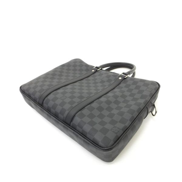 83809 3 Louis Vuitton Porte de Cumin Voyage PM Damier Graphite Bag Black