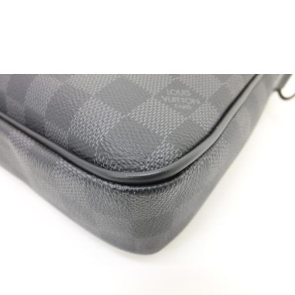 83809 8 Louis Vuitton Porte de Cumin Voyage PM Damier Graphite Bag Black