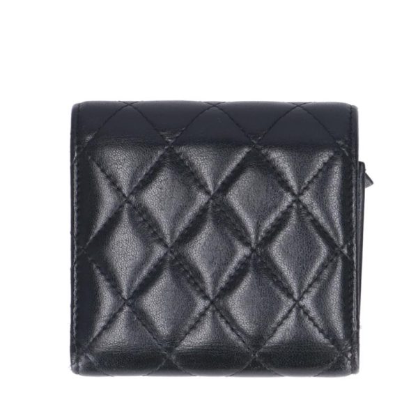 83854 2 Chanel Cocoma Compact Wallet Black