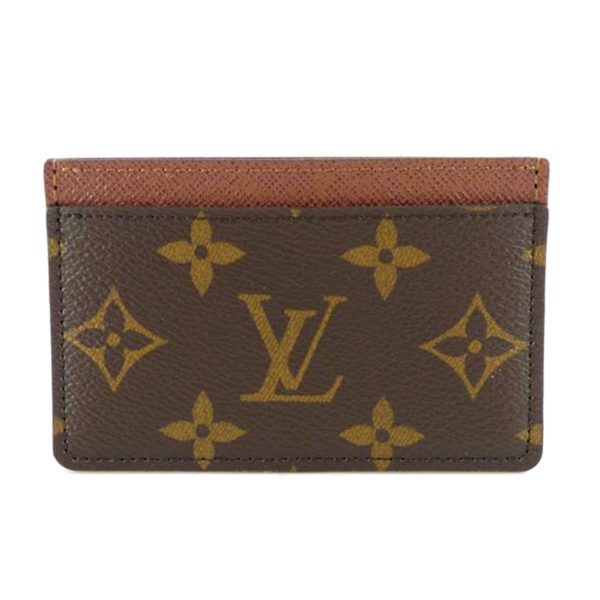 83872 1 Louis Vuitton Porte Carte Sampler Monogram Wallet Brown