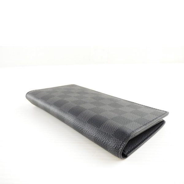 83919 3 Louis Vuitton Portefeuille Braza Damier Graphite Wallet Black