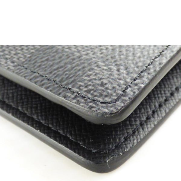 83919 7 Louis Vuitton Portefeuille Braza Damier Graphite Wallet Black