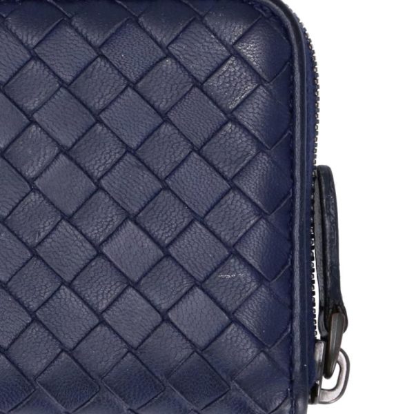 83976 10 Bottega Veneta Intrecciato Coin Case Black