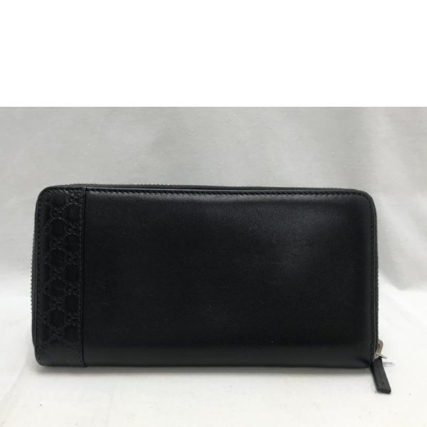 84120 1 Gucci Micro Guccissima Round Zipper Long Wallet