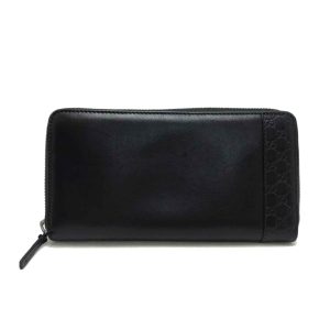 84120 2 Gucci GG Implement Waist Bag Leather Black