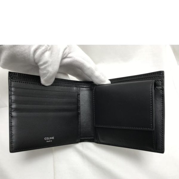 84182 3 Celine Bifold Wallet Black