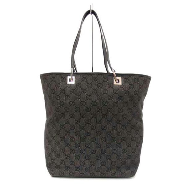 84213 1 Gucci GG Canvas Tote Bag Black