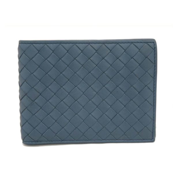 84242 1 BOTTEGA VENETA Intrecciato 2 fold Wallet