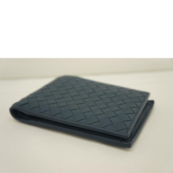 84242 3 BOTTEGA VENETA Intrecciato 2 fold Wallet