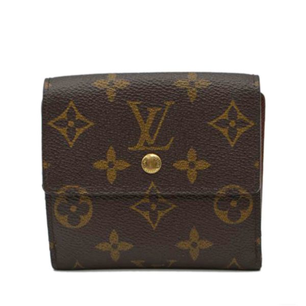 84307 1 Louis Vuitton Portomone Bier Cult Credit Monogram Wallet Brown