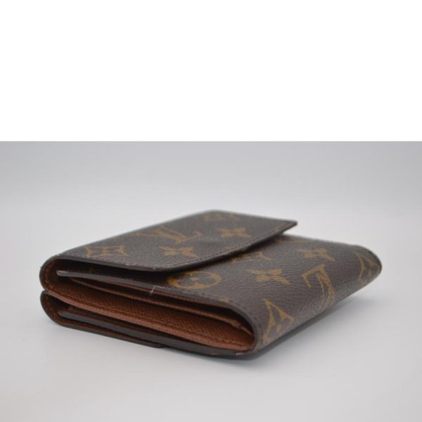 84307 3 Louis Vuitton Portomone Bier Cult Credit Monogram Wallet Brown