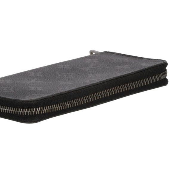 84365 3 Louis Vuitton Zippy Wallet Vertical Monogram Eclipse Black