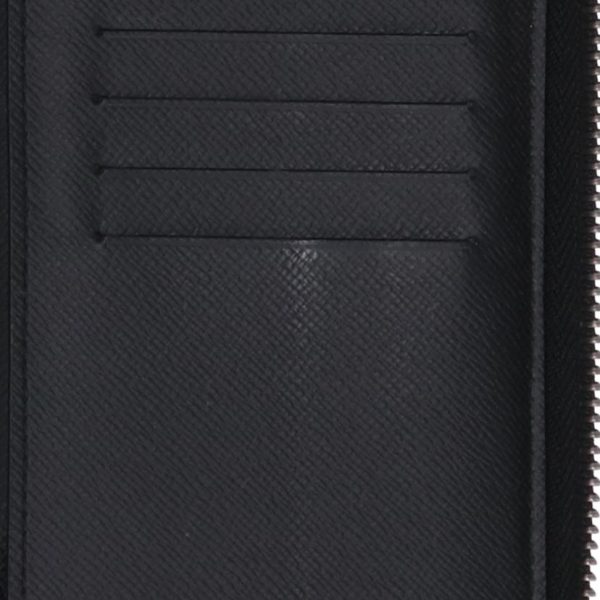 84365 9 Louis Vuitton Zippy Wallet Vertical Monogram Eclipse Black