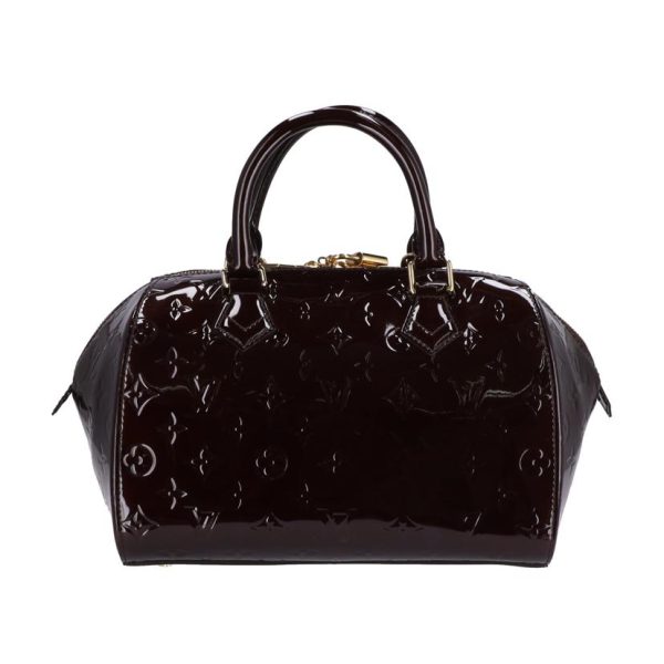 84417 2 Louis Vuitton Montana Vernis Boston Bag Brown