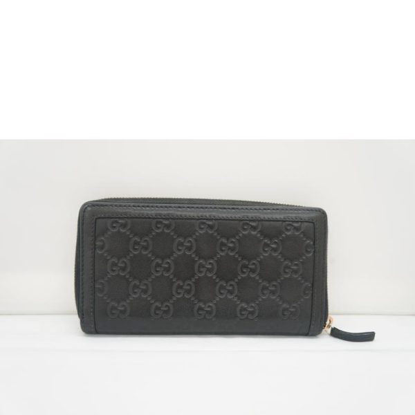 84471 2 Gucci Sookie Gucci Shima Round Zipper Wallet Black