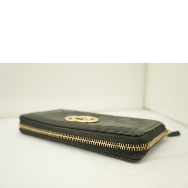 84471 3 Gucci Sookie Gucci Shima Round Zipper Wallet Black