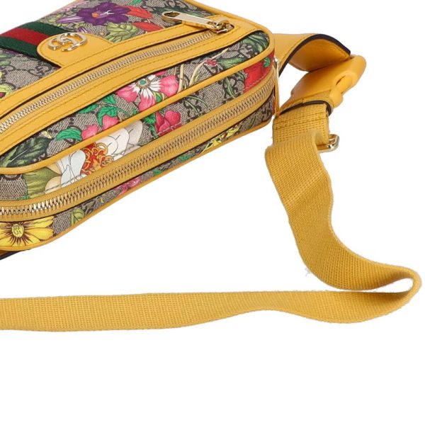 84499 4 Gucci GG Supreme Ophidia Floral Waist Bag