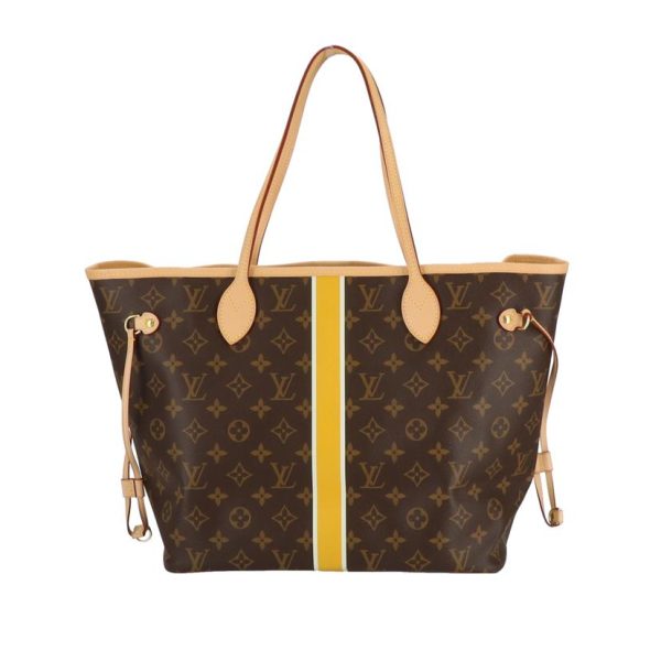 84625 2 Louis Vuitton Neverfull MM Tote Bag Monogram Brown