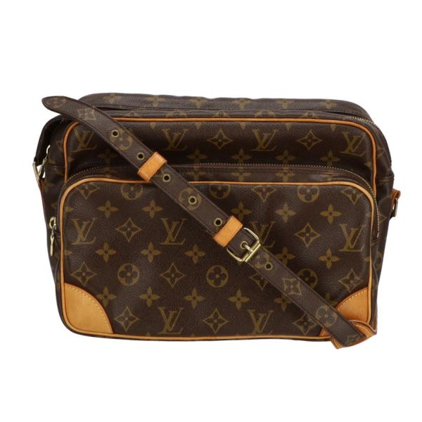 84788 1 Louis Vuitton Nile Shoulder Bag Monogram Brown