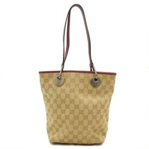 84815 1 CHANEL Womens Reprint Tote Bag LeatherCaviar Coco Mark Skin Beige x Gold