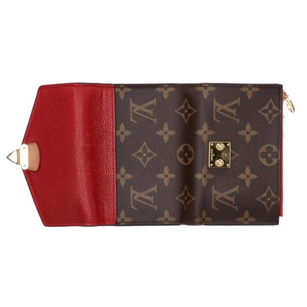 84945 6 Louis Vuitton Pallas Compact Wallet Monogram Brown