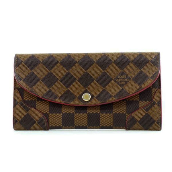 84978 1 Louis Vuitton Portefeuil Kaisa Damier Wallet Brown