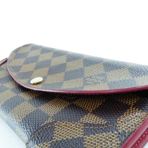 84978 8 Louis Vuitton Portefeuil Kaisa Damier Wallet Brown