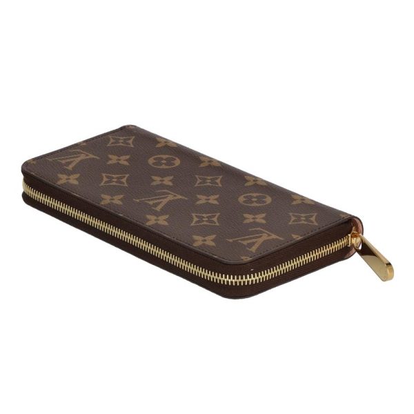 85076 3 Louis Vuitton Zippy Wallet Monogram Wallet Rose Ballerine