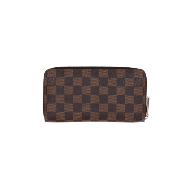 85147 2 Louis Vuitton Zippy Wallet Damier Brown