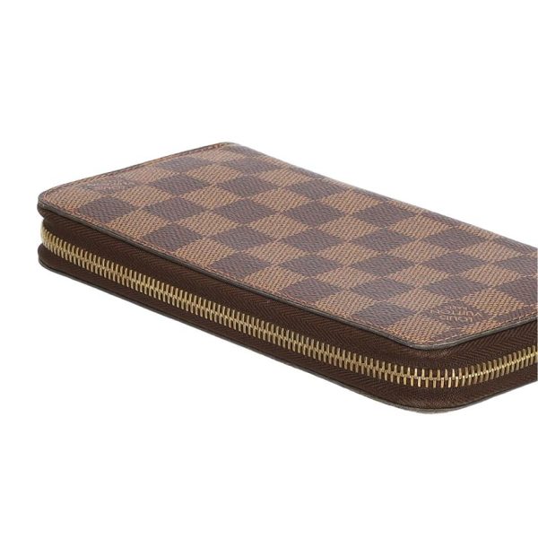 85147 3 Louis Vuitton Zippy Wallet Damier Brown