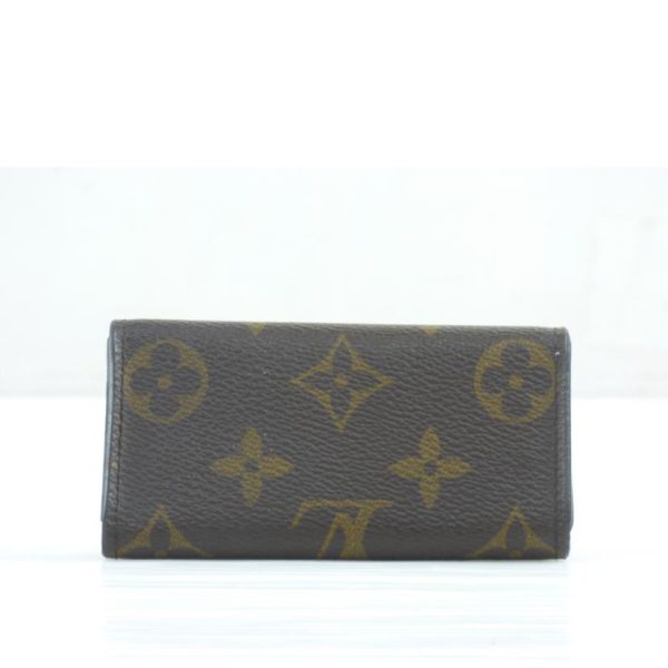 85149 2 Louis Vuitton Multicle 4 Monogram Key Holder Brown