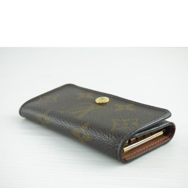 85149 3 Louis Vuitton Multicle 4 Monogram Key Holder Brown