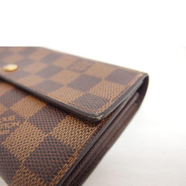 85243 11 Louis Vuitton Sala Wallet Damier Ebene Brown