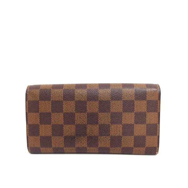 85243 2 Louis Vuitton Sala Wallet Damier Ebene Brown