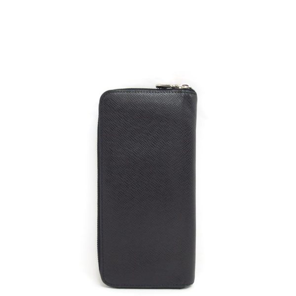 85328 2 Louis Vuitton Zippy Wallet Vertical Taiga Noir Black