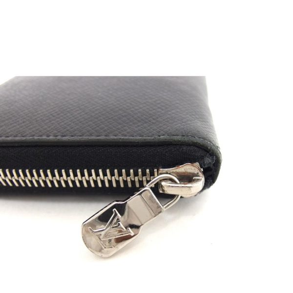 85328 8 Louis Vuitton Zippy Wallet Vertical Taiga Noir Black