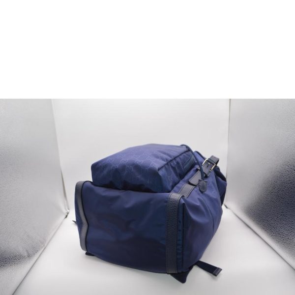 85399 3 Gucci GG Nylon Day Backpack Blue