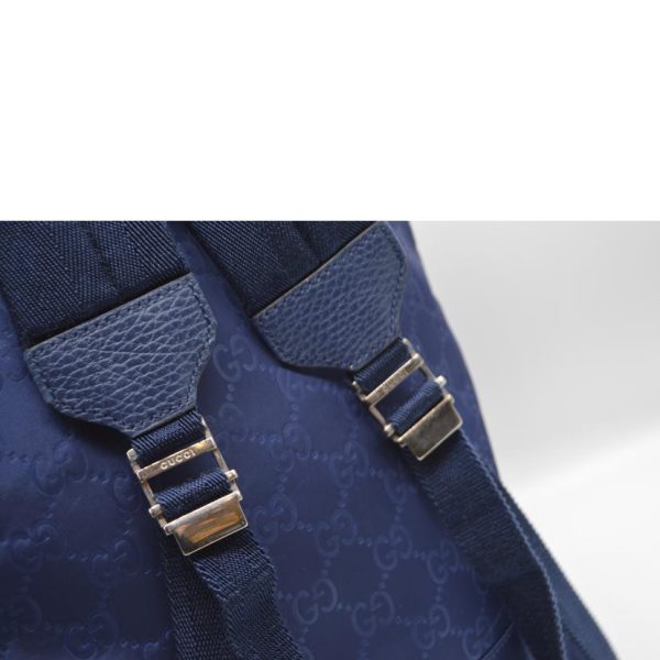 85399 5 Gucci GG Nylon Day Backpack Blue