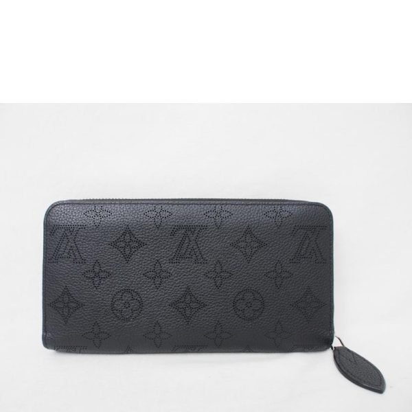 85453 1 Louis Vuitton Zippy Wallet Monogram Mahina Wallet Noir