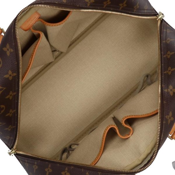 85490 5 Louis Vuitton Bowling Vanity Old Deauville Monogram Bag Brown