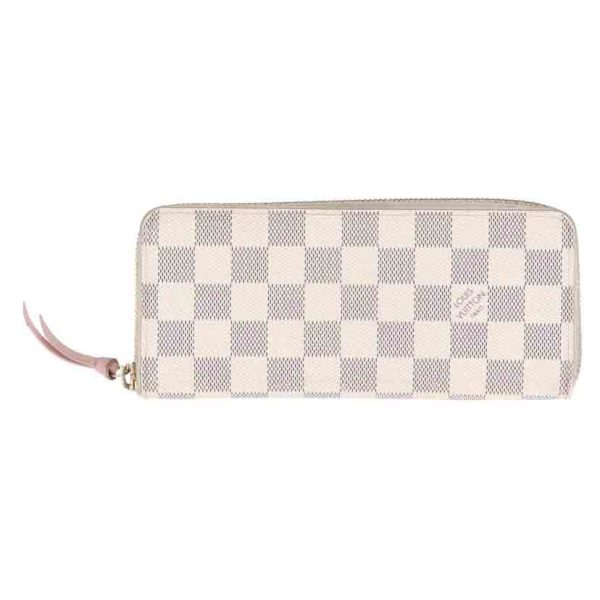 85607 1 Louis Vuitton Portefeuil Clemence Damier Wallet Azur