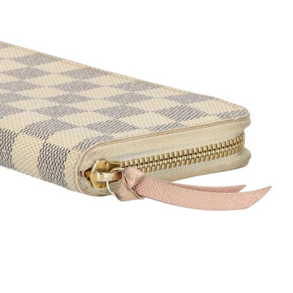 85607 8 Louis Vuitton Portefeuil Clemence Damier Wallet Azur