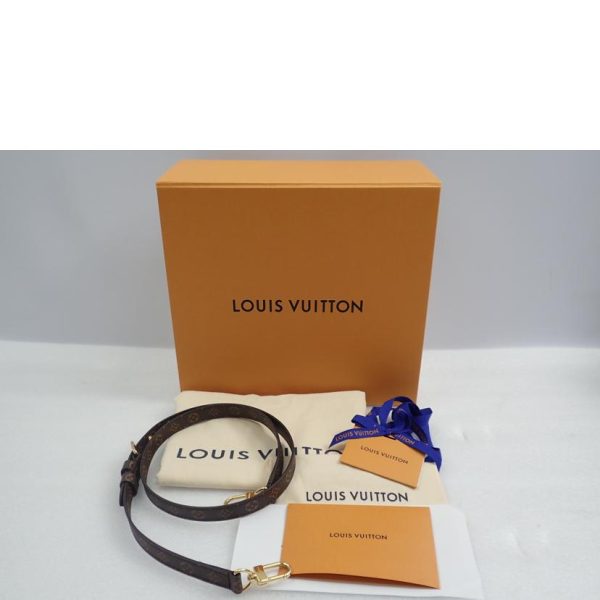 85754 6 Louis Vuitton Sac Plat BB Monogram Bag Brown