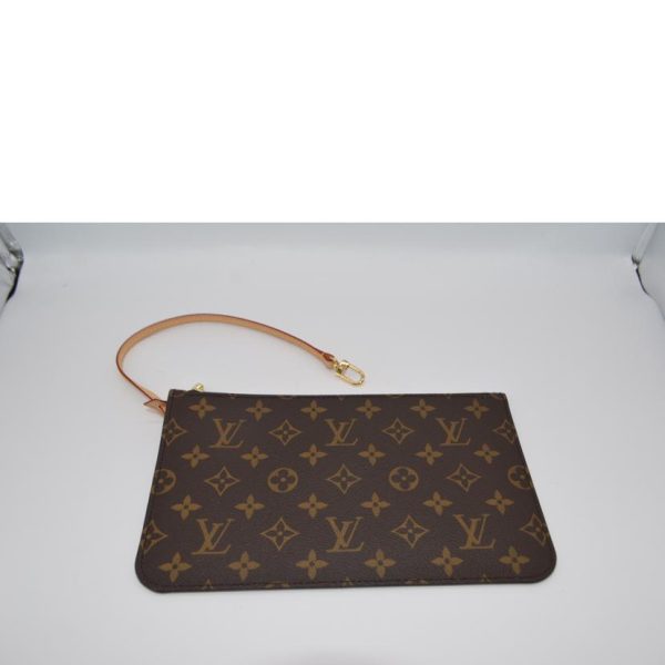 85771 6 Louis Vuitton Neverfull MM New Model Monogram Tote Bag Beige