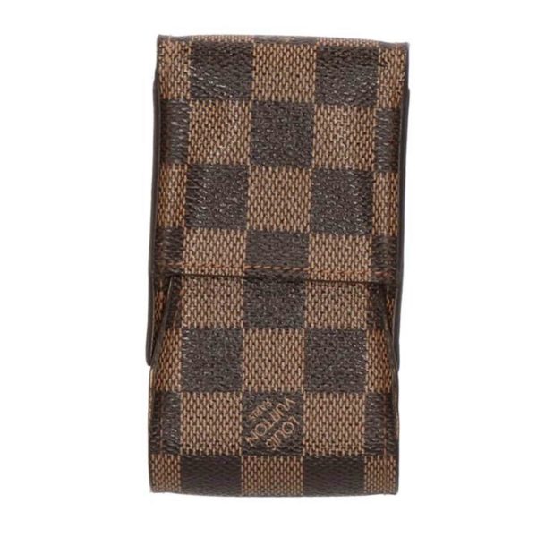 85850 1 Louis Vuitton Etui Damier Cigarette Case Brown