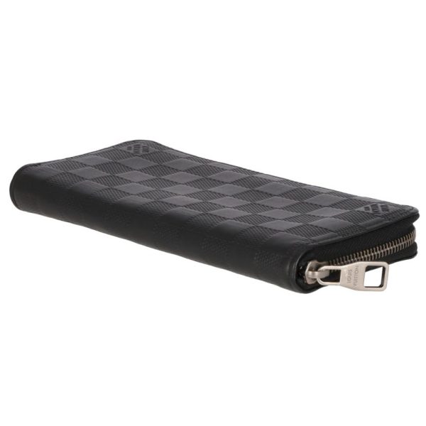 85875 3 Louis Vuitton Zippy Wallet Vertical Damier Infini Onyx